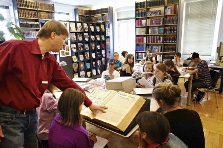 Führung bei "Friedberg macht Schule" 2011